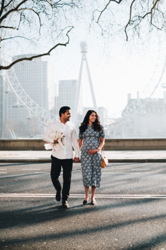 Pregnancy Photoshoot in Westminster, London