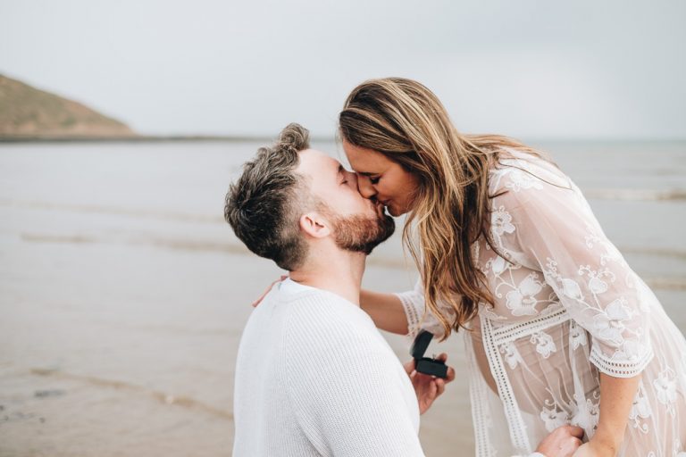 Surprise Proposal and Filey Beach Maternity Photoshoot